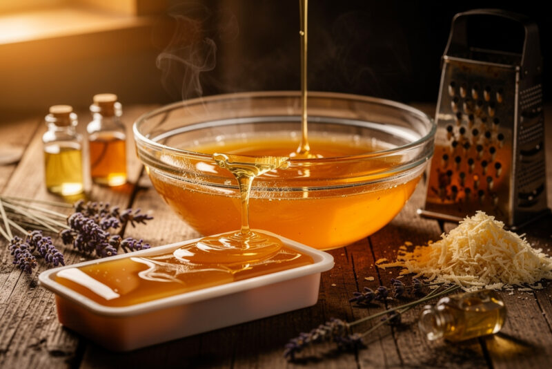 Comment faire fondre du savon sans eau ?