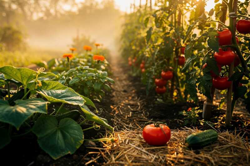 Concombre et tomate : une association possible au potager ?